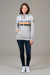 Seastar Light Heather Grey Full-Zip Hoodie